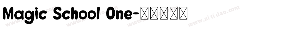 Magic School One字体转换